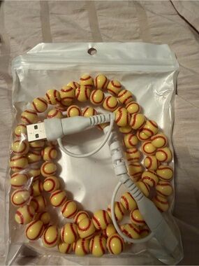 Softball beaded 4 in one charger